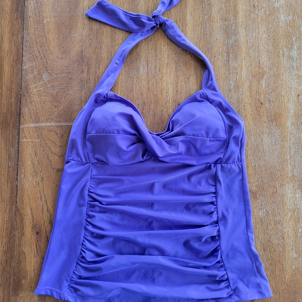 Women's Purple Chadwick's Swimsuit Tankini- Size 12